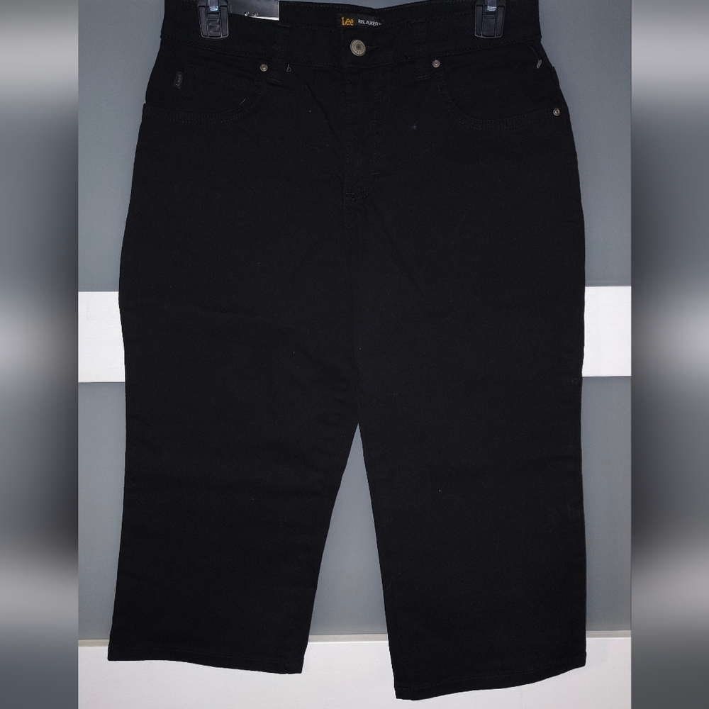Lee Women's Black Cropped Jeans
